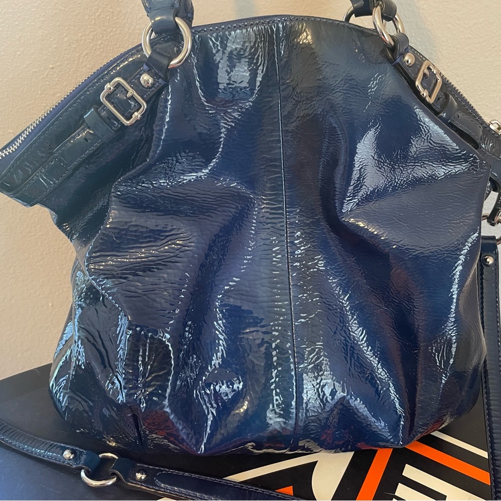 Beautiful Coach Handbag in patent leather.  Hardly used